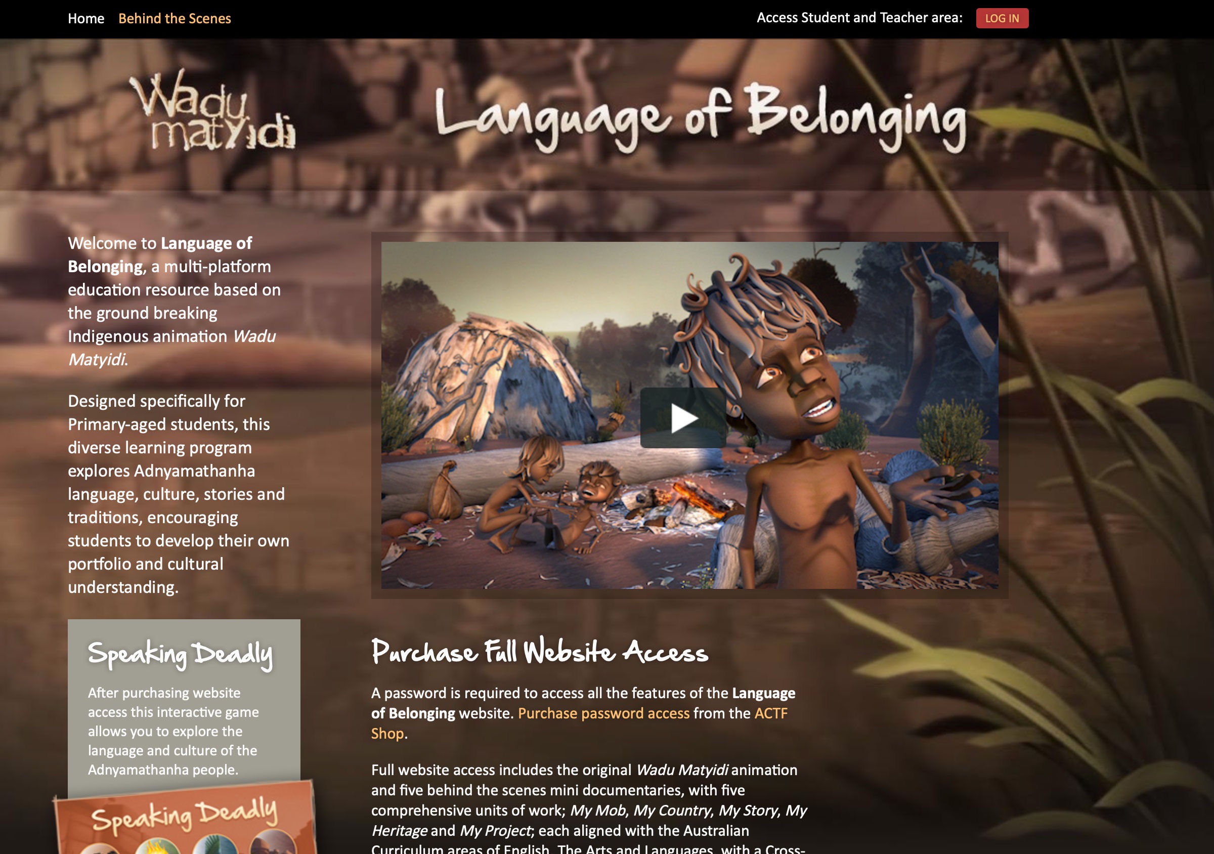 Language of Belonging