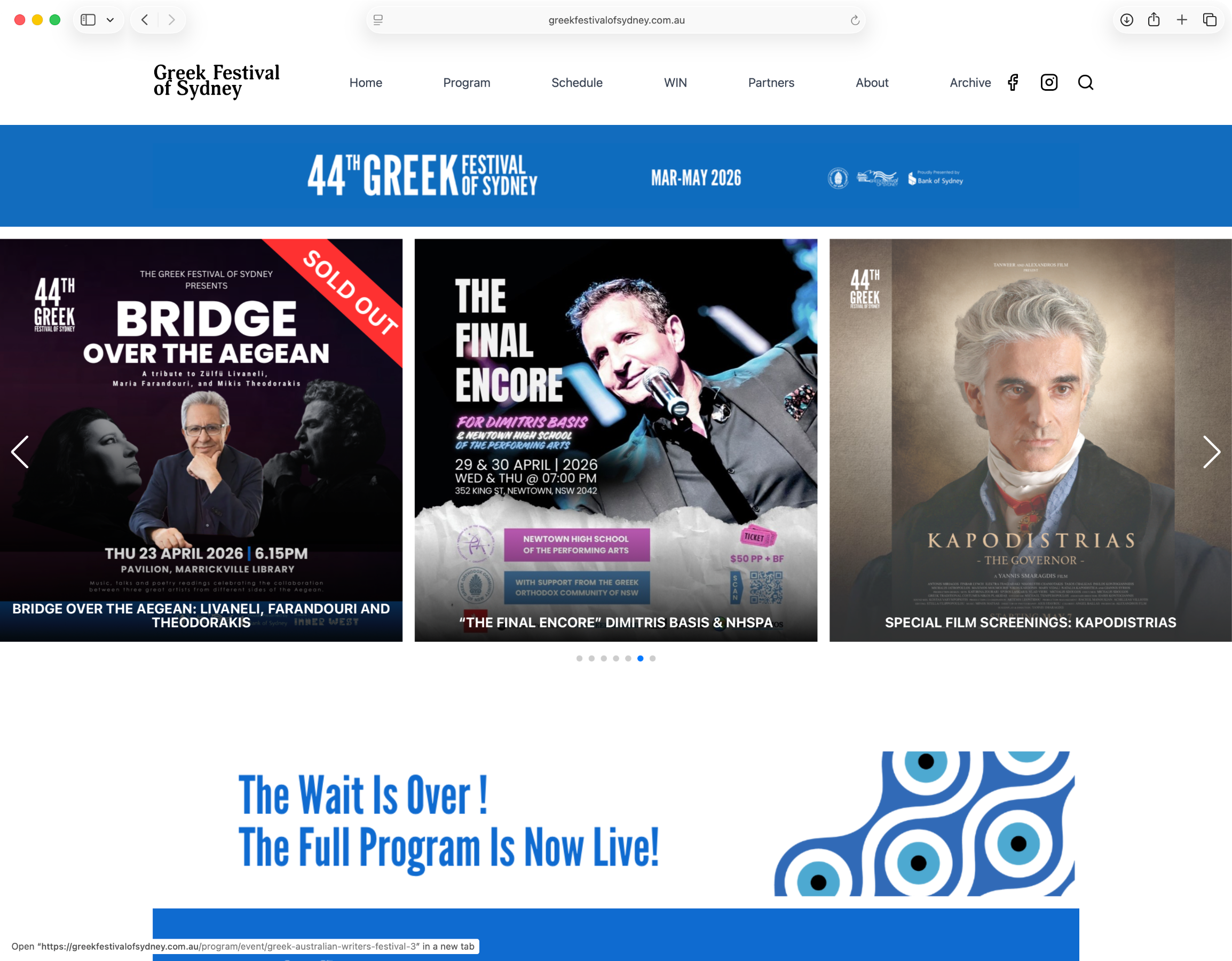 Greek Festival of Sydney 2026